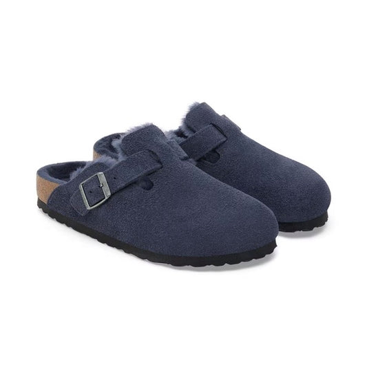 BOSTON VL SHEARLING Suede Leather Lacivert