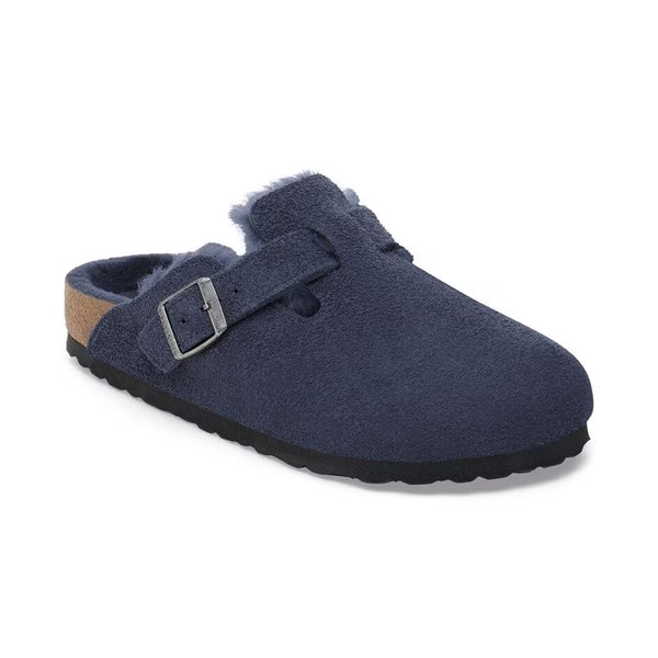 BOSTON VL SHEARLING Suede Leather Lacivert