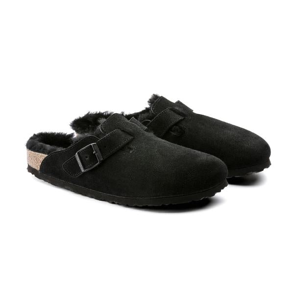 BOSTON VL SHEARLING Suede Leather Siyah