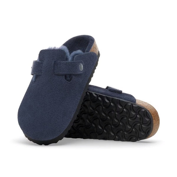 BOSTON VL SHEARLING Suede Leather Lacivert