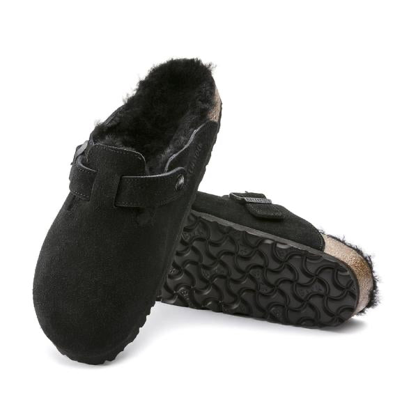 BOSTON VL SHEARLING Suede Leather Siyah